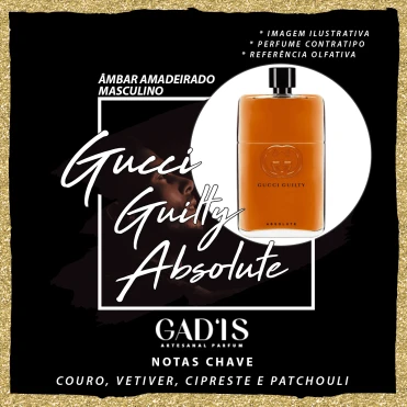 Perfume Similar Gadis 1132 Inspirado em Gucci Guilty Absolute Contratipo